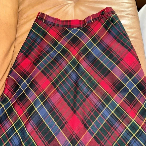 Lauren Ralph Lauren maxi skirt 100% wool size 4 high waist - Picture 5 of 11